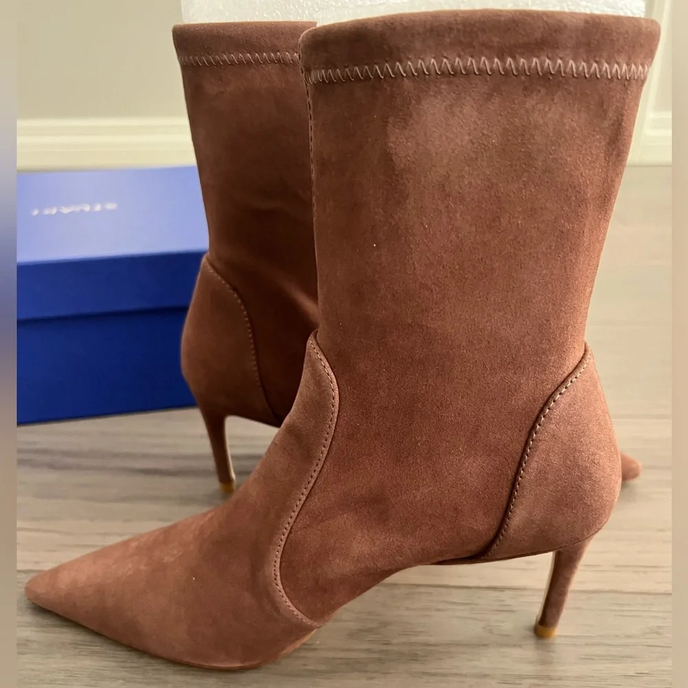 Stuart Weitzman 75 Stretch Booties - Picture 11 of 12